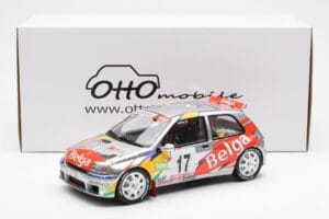 Renault Clio Maxi Kit Car Belga #17 Rally Ypres 1995 Otto 1:18 OT1058 Rășină - imaginea 6 din 6