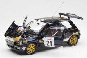 Renault Clio Williams DIAC #21 Jordan / Boyere Tour de Corse 1993 Norev 1:18 185228 Metal - imaginea 2 din 8