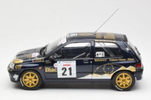 Renault Clio Williams DIAC #21 Jordan / Boyere Tour de Corse 1993 Norev 1:18 185228 Metal - imaginea 4 din 8