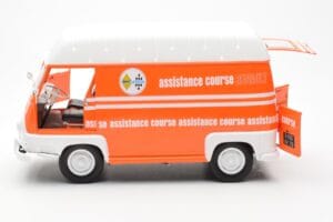 Renault Estafette Portocaliu Assistance Course Norev 1:18 185123 Metal - imaginea 4 din 10
