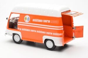 Renault Estafette Portocaliu Assistance Course Norev 1:18 185123 Metal - imaginea 7 din 10