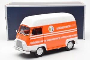 Renault Estafette Portocaliu Assistance Course Norev 1:18 185123 Metal - imaginea 10 din 10