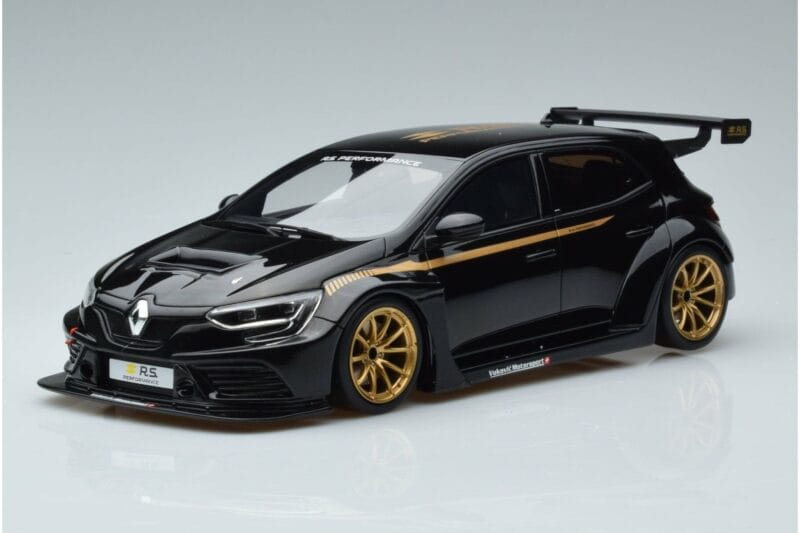 Renault Megane IV RS TC4 Negru Otto 1:18 OT936 Rășină