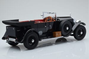 Rolls-Royce Phantom I Cabriolet Negru Kyosho 1:18 08931BK Metal - imaginea 3 din 8