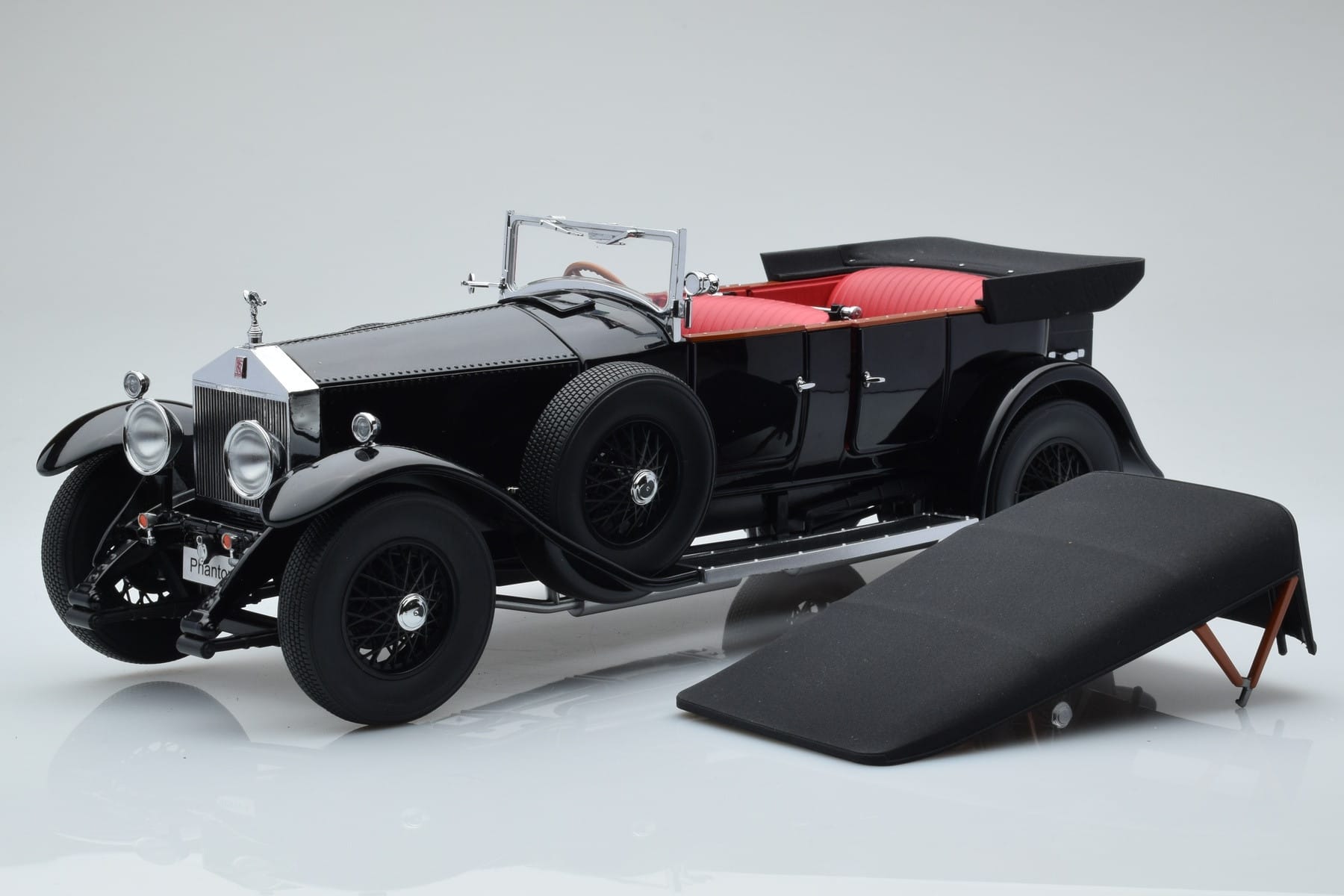 Rolls-Royce Phantom I Cabriolet Negru Kyosho 1:18 08931BK Metal