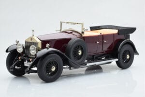 Rolls-Royce Phantom I Cabriolet Roșu Bordeaux Kyosho 1:18 08931R Metal - imaginea 2 din 10
