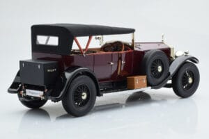 Rolls-Royce Phantom I Cabriolet Roșu Bordeaux Kyosho 1:18 08931R Metal - imaginea 3 din 10