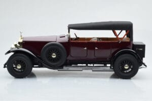 Rolls-Royce Phantom I Cabriolet Roșu Bordeaux Kyosho 1:18 08931R Metal - imaginea 4 din 10