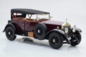 Rolls-Royce Phantom I Cabriolet Roșu Bordeaux Kyosho 1:18 08931R Metal - imaginea 5 din 10