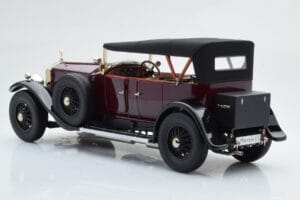 Rolls-Royce Phantom I Cabriolet Roșu Bordeaux Kyosho 1:18 08931R Metal - imaginea 6 din 10