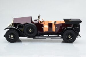 Rolls-Royce Phantom I Cabriolet Roșu Bordeaux Kyosho 1:18 08931R Metal - imaginea 8 din 10