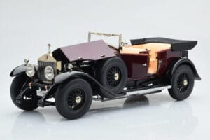 Rolls-Royce Phantom I Cabriolet Roșu Bordeaux Kyosho 1:18 08931R Metal - imaginea 9 din 10