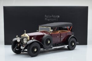 Rolls-Royce Phantom I Cabriolet Roșu Bordeaux Kyosho 1:18 08931R Metal - imaginea 10 din 10