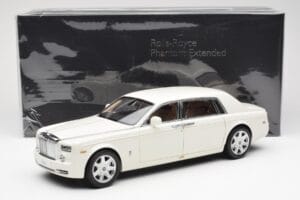 Rolls-Royce Phantom VII EWB English Alb Kyosho 1:18 08841EW2 Metal - imaginea 8 din 8