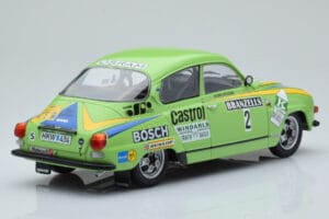 Saab 96 V4 #2 S. Blomqvist / H. Sylvan Rally Sweden 1976 IXO 1:18 18RMC085B Metal - imaginea 2 din 6