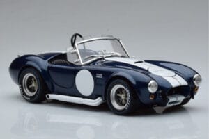 Shelby Cobra 427 S/C Albastru Închis Kyosho 1:18 08048DBL Metal - imaginea 5 din 9