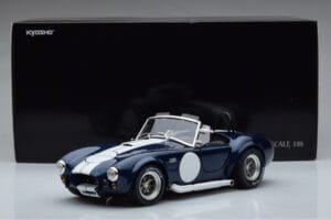Shelby Cobra 427 S/C Albastru Închis Kyosho 1:18 08048DBL Metal - imaginea 9 din 9