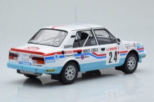 Skoda 130 L Night Version #24 J. Augland Rally Monte Carlo 1987 IXO 1:18 18RMC156 Metal - imaginea 2 din 6