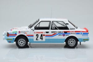 Skoda 130 L Night Version #24 J. Augland Rally Monte Carlo 1987 IXO 1:18 18RMC156 Metal - imaginea 3 din 6