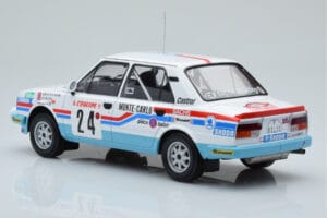 Skoda 130 L Night Version #24 J. Augland Rally Monte Carlo 1987 IXO 1:18 18RMC156 Metal - imaginea 5 din 6