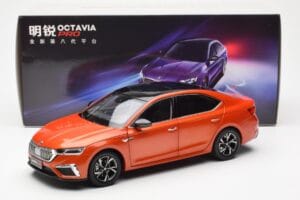Skoda Octavia Pro Portocaliu FAW 1:18 ZMR000006ORA Metal - imaginea 8 din 8