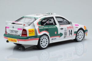 Skoda Octavia WRC #14 D. Auriol / D. Giraudet Rally Monte Carlo 2003 Otto 1:18 OT431 Rășină - imaginea 2 din 6