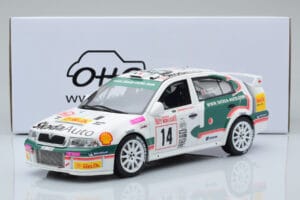 Skoda Octavia WRC #14 D. Auriol / D. Giraudet Rally Monte Carlo 2003 Otto 1:18 OT431 Rășină - imaginea 6 din 6