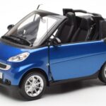 Smart Fortwo 451 Cabrio Albastru & Negru Minichamps 1:18 - image 2 of 8