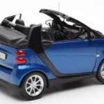 Smart Fortwo 451 Cabrio Albastru & Negru Minichamps 1:18 - image 3 of 8