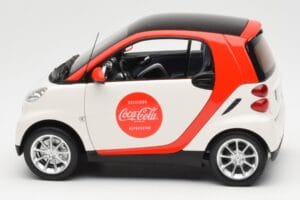 Smart Fortwo 451 Coca-Cola Minichamps 1:18 150036301 Metal - imaginea 4 din 8