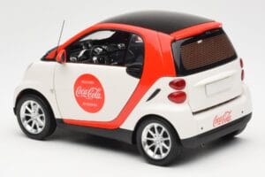 Smart Fortwo 451 Coca-Cola Minichamps 1:18 150036301 Metal - imaginea 7 din 8
