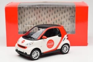 Smart Fortwo 451 Coca-Cola Minichamps 1:18 150036301 Metal - imaginea 8 din 8