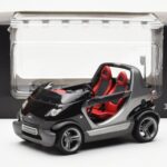 Smart Fortwo Crossblade Cabriolet Argintiu Negru Kyosho 1:18 - image 6 of 6