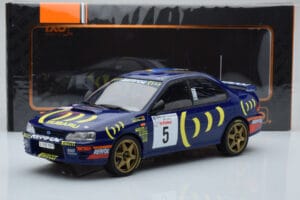 Subaru Impreza 555 #5 C. Sainz / L. Moya Tour de Corse 1995 IXO 1:18 18RMC063A Metal - imaginea 6 din 6