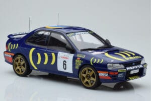 Subaru Impreza 555 #6 P. Liatti / C. Cassina Tour de Corse 1995 IXO 1:18 18RMC063C Metal - imaginea 4 din 6