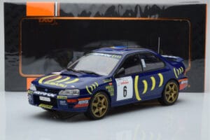 Subaru Impreza 555 #6 P. Liatti / C. Cassina Tour de Corse 1995 IXO 1:18 18RMC063C Metal - imaginea 6 din 6