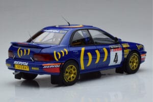 Subaru Impreza #4 C. McRae / D. Ringer Winner RAC Rally 1994 Kyosho 1:18 08962A Metal - imaginea 3 din 9