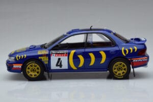 Subaru Impreza #4 C. McRae / D. Ringer Winner RAC Rally 1994 Kyosho 1:18 08962A Metal - imaginea 4 din 9
