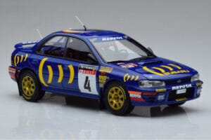 Subaru Impreza #4 C. McRae / D. Ringer Winner RAC Rally 1994 Kyosho 1:18 08962A Metal - imaginea 5 din 9