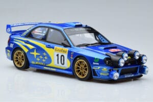 Subaru Impreza WRC #10 T. Makinen / K. Lindstrom Rally Monte Carlo Night Version 2002 Otto 1:18 OT784 Rășină - imaginea 4 din 6