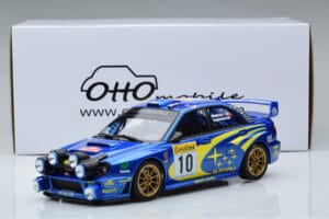 Subaru Impreza WRC #10 T. Makinen / K. Lindstrom Rally Monte Carlo Night Version 2002 Otto 1:18 OT784 Rășină - imaginea 6 din 6