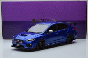 Subaru Impreza WRX STI Nurburgring Challenge Package Albastru Kyosho 1:18 KSR18021BL Rășină - imaginea 5 din 5