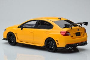 Subaru Impreza WRX STI Nurburgring Challenge Package Galben Kyosho 1:18 KSR18021Y Rășină - imaginea 4 din 5