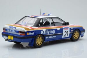 Subaru Legacy RS #21 C. McRae / D. Ringer RAC Rally 1991 IXO 1:18 18RMC080B Metal - imaginea 2 din 6