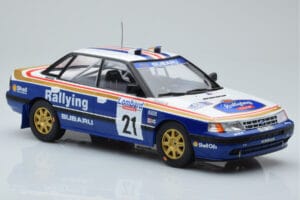 Subaru Legacy RS #21 C. McRae / D. Ringer RAC Rally 1991 IXO 1:18 18RMC080B Metal - imaginea 4 din 6