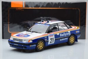 Subaru Legacy RS #21 C. McRae / D. Ringer RAC Rally 1991 IXO 1:18 18RMC080B Metal - imaginea 6 din 6