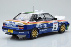 Subaru Legacy RS Night Version #6 M. Alen / I. Kivimaki RAC Rally 1991 IXO 1:18 18RMC080A Metal - imaginea 2 din 6