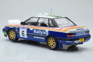 Subaru Legacy RS Night Version #6 M. Alen / I. Kivimaki RAC Rally 1991 IXO 1:18 18RMC080A Metal - imaginea 5 din 6