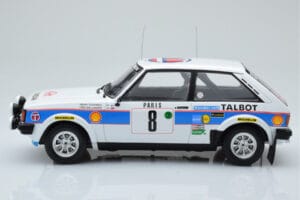 Talbot Sunbeam Lotus Night Version #8 H. Toivonen / P. White Rally Monte Carlo 1981 IXO 1:18 18RMC095B Metal - imaginea 3 din 6