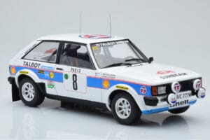 Talbot Sunbeam Lotus Night Version #8 H. Toivonen / P. White Rally Monte Carlo 1981 IXO 1:18 18RMC095B Metal - imaginea 4 din 6